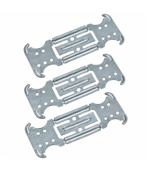 Piesa ancorare dubla pentru profile CD 60, 145 x 55 mm, 0,7 mm, 100 buc/cutie Piesa ancorare dubla pentru profile CD 60, 145 x 55 mm, 0,7 mm, 100 buc/cutie